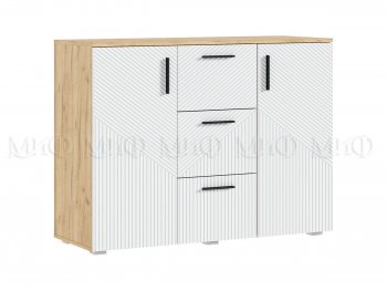 Комод Сильвия, крафт/белый (Миф) в Кировграде - kirovgrad.mebel-e96.ru