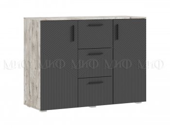 Комод Сильвия, дуб юкон/графит (Миф) в Кировграде - kirovgrad.mebel-e96.ru