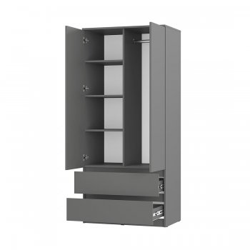 Спальный гарнитур Симпл модульный, Графит (БТС) в Кировграде - kirovgrad.mebel-e96.ru