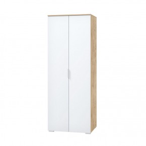 Шкаф для одежды 2х дверный 800 мм Сканди белый (МЛК) в Кировграде - kirovgrad.mebel-e96.ru | фото