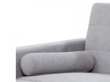 Диван угловой Скандинавия Лайт левый, велюр Палермо смок (светло-серый) (Аврора) в Кировграде - kirovgrad.mebel-e96.ru