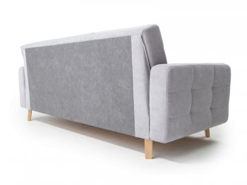 Диван угловой Скандинавия Лайт левый, велюр Палермо смок (светло-серый) (Аврора) в Кировграде - kirovgrad.mebel-e96.ru