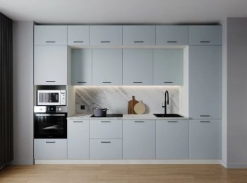 Кухонный гарнитур Смоки 3400 мм МДФ (Санвут) в Кировграде - kirovgrad.mebel-e96.ru