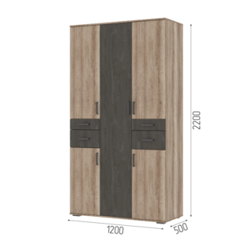 Шкаф 1200 мм Нельсон-2 (СтендМ) в Кировграде - kirovgrad.mebel-e96.ru