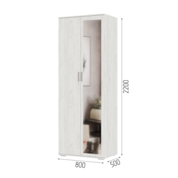 Нельсон 2400 мм ШК-04(2шт)+ШК05 дуб крафт (СтендМ) в Кировграде - kirovgrad.mebel-e96.ru