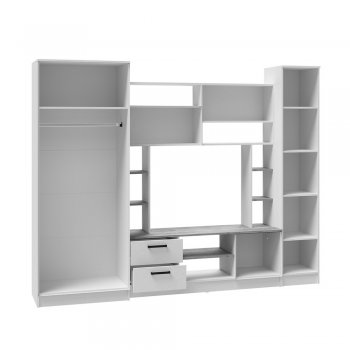 Стенка Соло белый (Микон) в Кировграде - kirovgrad.mebel-e96.ru