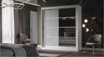 Шкаф-купе 2000 мм Соната Анкор светлый (Лин) в Кировграде - kirovgrad.mebel-e96.ru