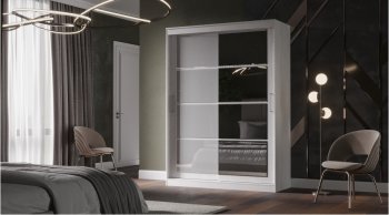 Шкаф-купе 1600 мм Соната Анкор светлый (Лин) в Кировграде - kirovgrad.mebel-e96.ru