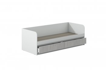 Кровать Соната 900 белый/крафт белый (Зарон) в Кировграде - kirovgrad.mebel-e96.ru