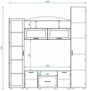 Стенка ТВА-14 в Кировграде - kirovgrad.mebel-e96.ru