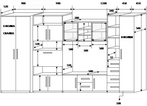 Стенка Вега 2 в Кировграде - kirovgrad.mebel-e96.ru