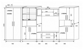 Стенка Вега 4 в Кировграде - kirovgrad.mebel-e96.ru