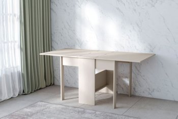 Стол-книжка ЛДСП Бодега белая (Диал) в Кировграде - kirovgrad.mebel-e96.ru