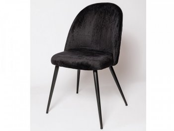 Стул С 820 Черный вельвет (ЦМ) в Кировграде - kirovgrad.mebel-e96.ru