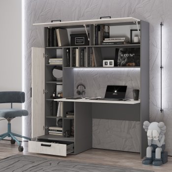 Стол компьютерный Техно графит/крафт  (БТС) в Кировграде - kirovgrad.mebel-e96.ru