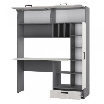 Стол компьютерный Техно графит/крафт  (БТС) в Кировграде - kirovgrad.mebel-e96.ru