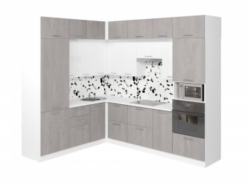 Кухонный гарнитур Терция гранд прайм 2100х2700 мм (Герда) в Кировграде - kirovgrad.mebel-e96.ru