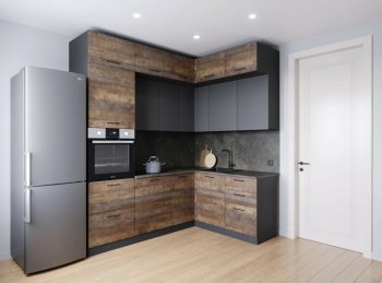 Кухонный гарнитур угловой Трансильвания 2200*1700 мм (Санвут) в Кировграде - kirovgrad.mebel-e96.ru