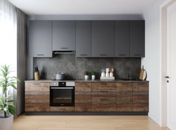 Кухонный гарнитур высокий Трансильвания 3000 мм (Санвут) в Кировграде - kirovgrad.mebel-e96.ru