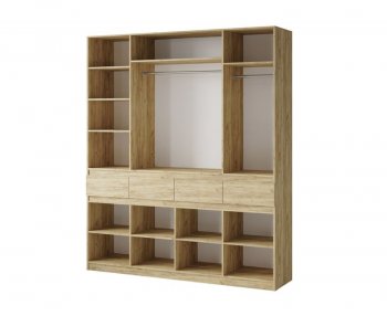 Шкаф 2000 мм Турин ЛДСП крафт серый/кашемир (ВВР) в Кировграде - kirovgrad.mebel-e96.ru