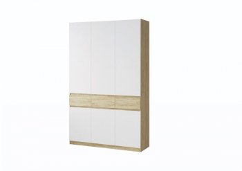 Шкаф 1500 мм Турин ЛДСП крафт/белый шагрень (ВВР) в Кировграде - kirovgrad.mebel-e96.ru