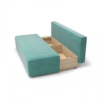 Диван-кровать Твинго (велюр Ультра Минт (голубой)/Вилли минт) (Софт) в Кировграде - kirovgrad.mebel-e96.ru