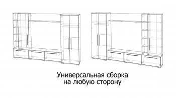 Стенка Леванте вотан/кашемир (Лин) в Кировграде - kirovgrad.mebel-e96.ru