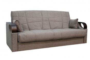 Диван Валенсия 2, МДФ, НПБ, ткань Монако 06 (серый) (Хит Диван) в Кировграде - kirovgrad.mebel-e96.ru