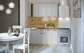 КУхонный гарнитур Валерия 1600 мм вотан/серый (Сурская) в Кировграде - kirovgrad.mebel-e96.ru