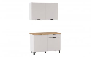 Кухонный гарнитур 1200 мм Венера кашемир ЛДСП (Олмеко) в Кировграде - kirovgrad.mebel-e96.ru