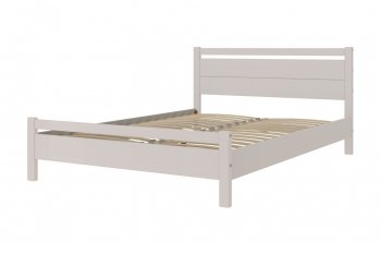 Кровать из массива Вероника-1 Льняной (БМ) в Кировграде - kirovgrad.mebel-e96.ru