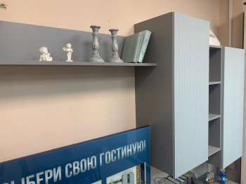 Стенка Сканди МДФ НМ-001 грин грей софт (Стиль) в Кировграде - kirovgrad.mebel-e96.ru