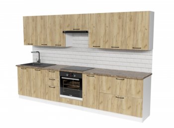 Кухонный гарнитур Янтарь 3000 мм (Герда) в Кировграде - kirovgrad.mebel-e96.ru